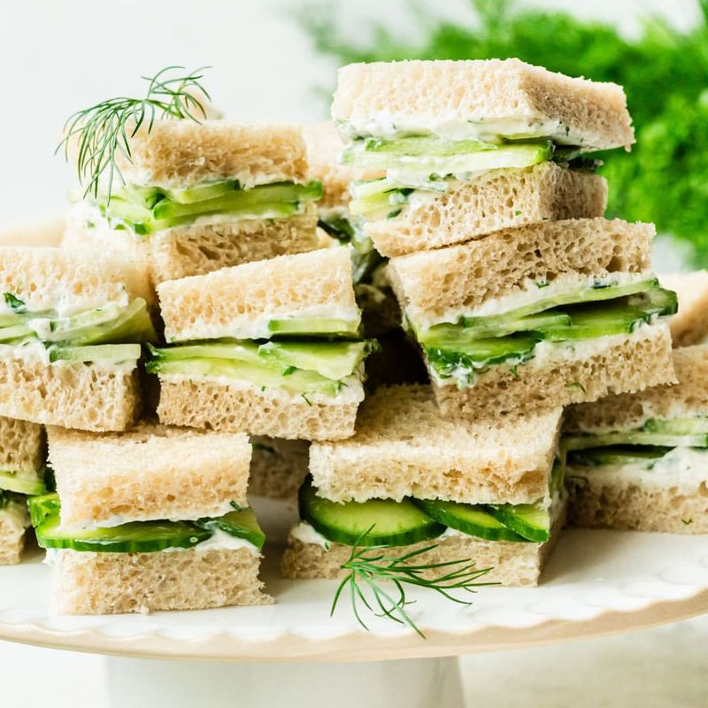 Simple Cucumber Sandwiches