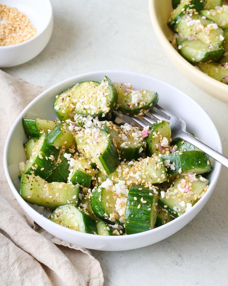 Smashed Cucumber Salad