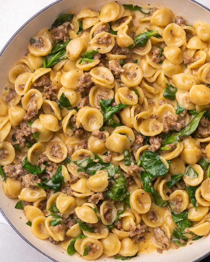 Spicy Sausage Orecchiette