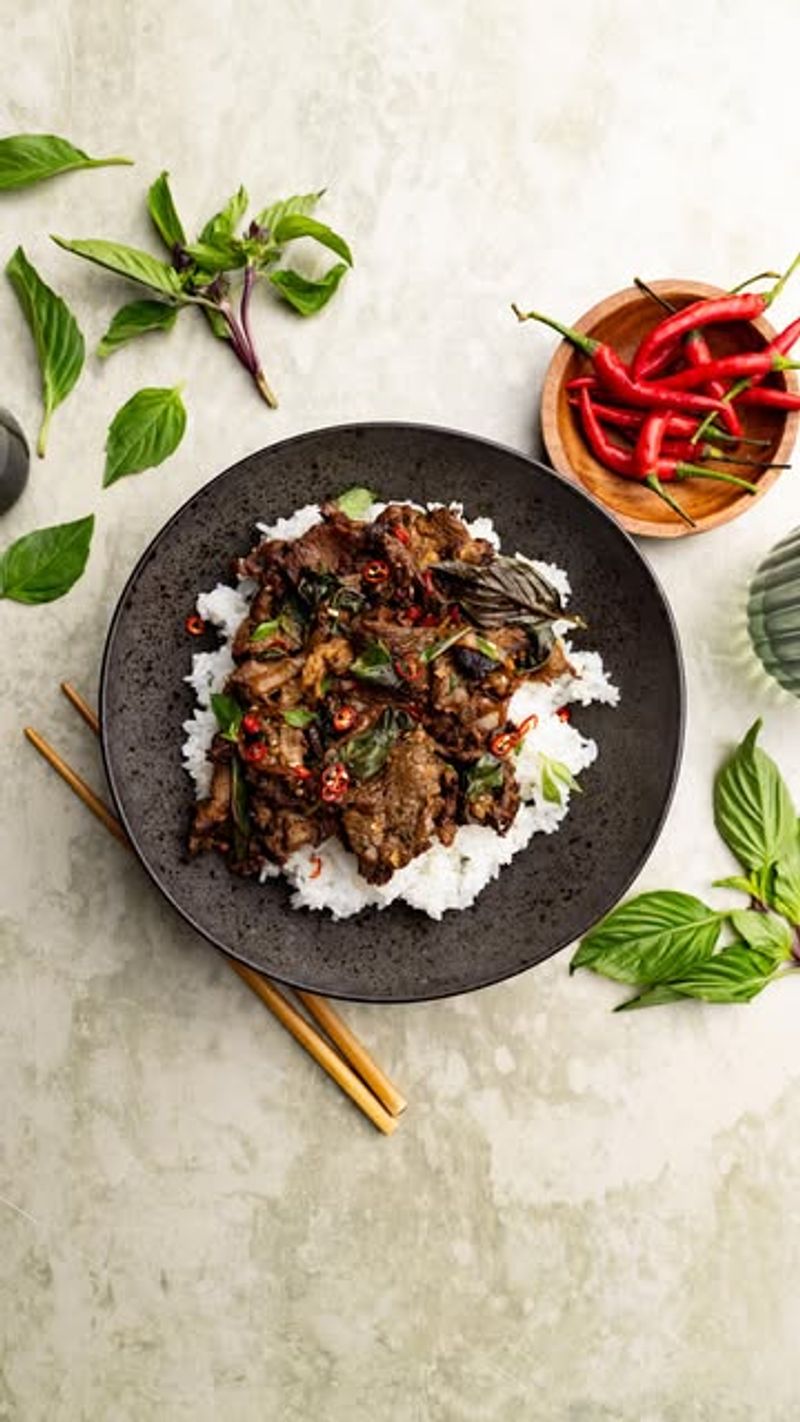 Spicy Thai Basil Beef
