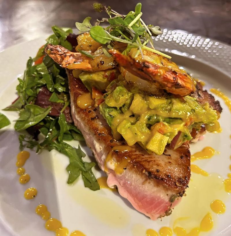 Seared Tuna with Mango Salsa