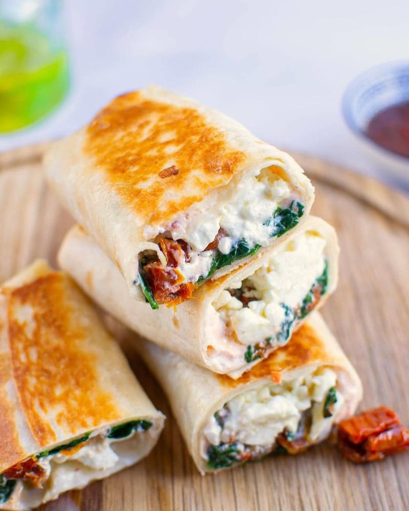 Spinach and Feta Wrap