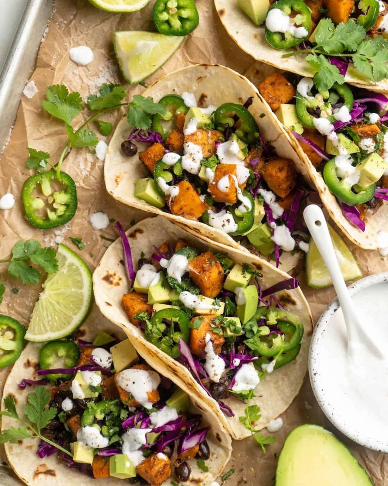 Sweet Potato and Black Bean Tacos