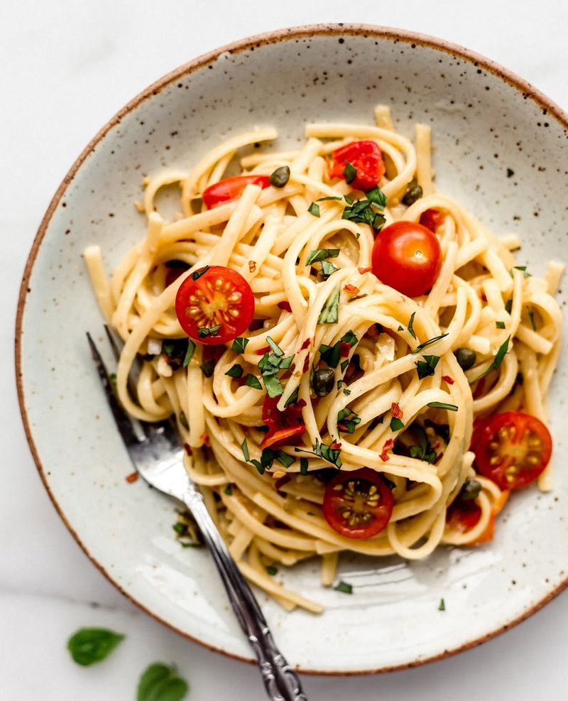 Tomato Basil Spaghetti