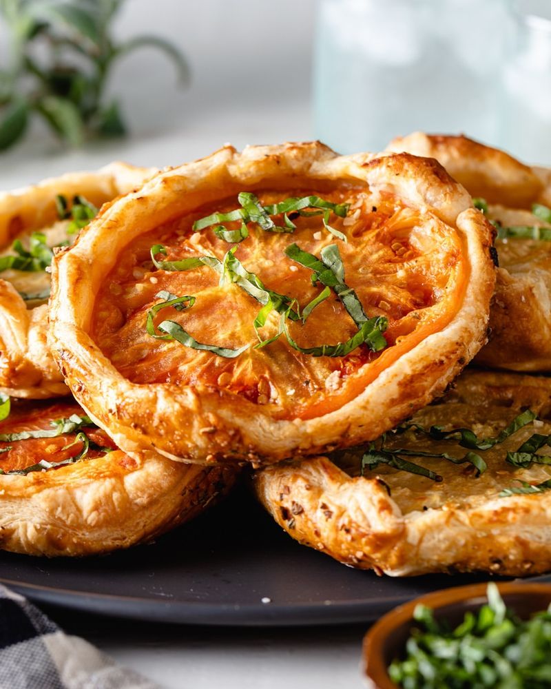 Tomato Basil Tartlets