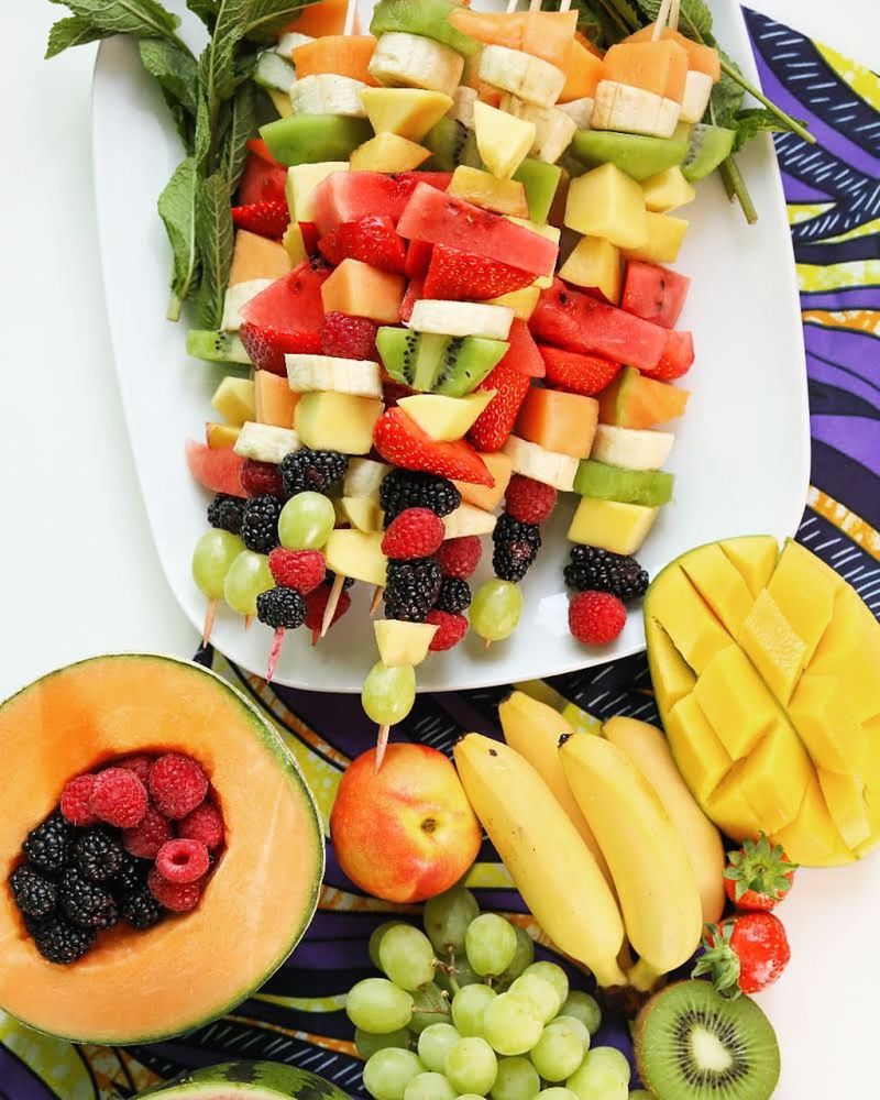 Tropical Fruit Skewers