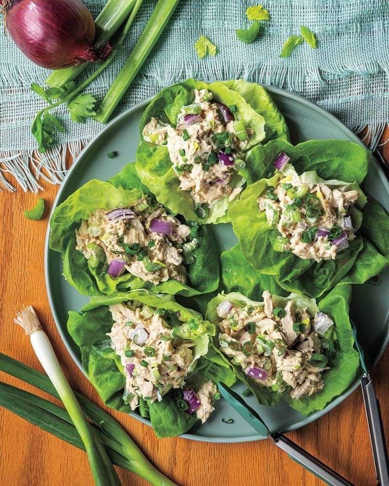 Tuna Salad Lettuce Wraps