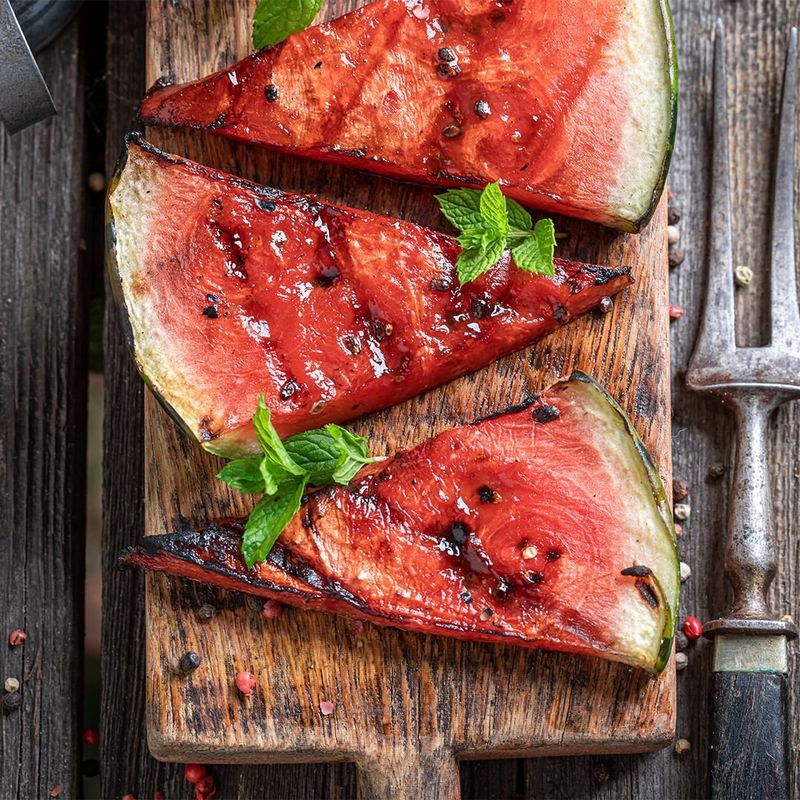 Smoked Watermelon Steaks