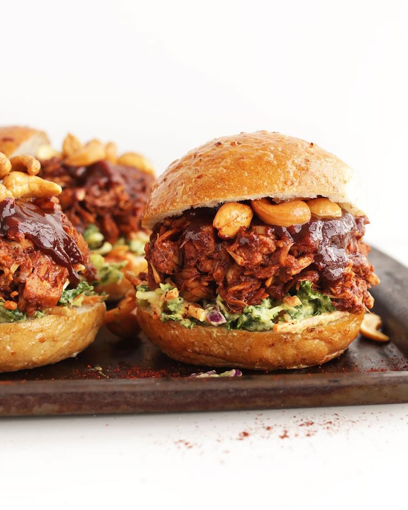 Vegan BBQ Pulled Jackfruit Sandwiches