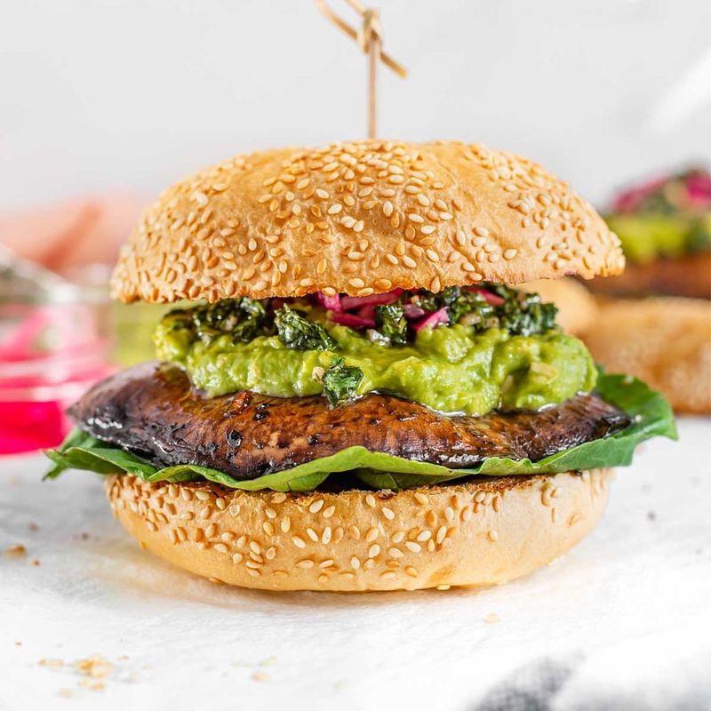 Veggie Burger with Avocado