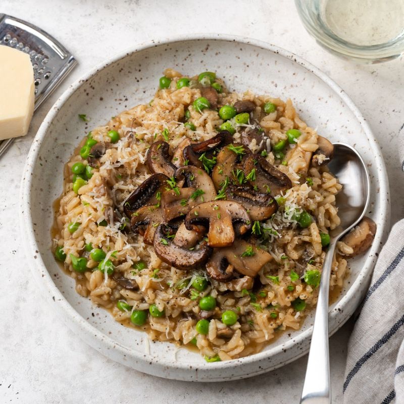 Instant Pot Mushroom Risotto