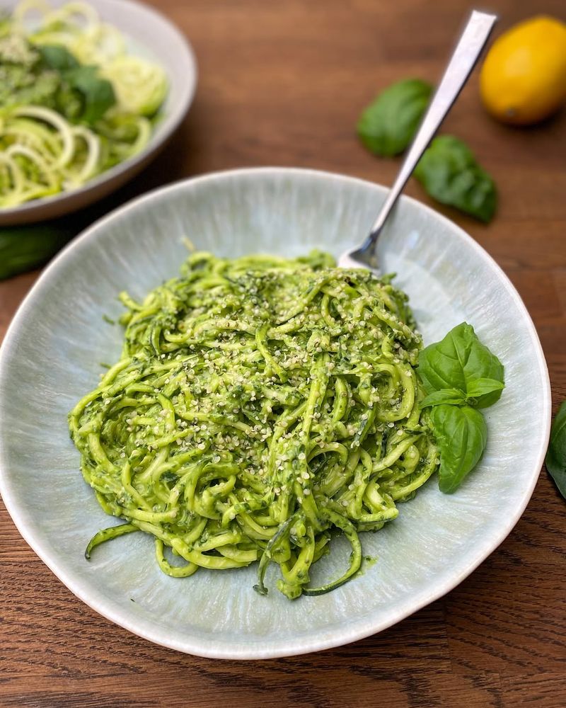 Zucchini Noodles with Pesto