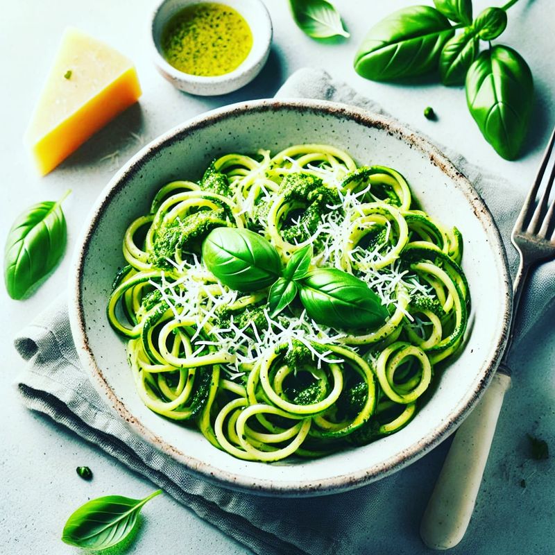 Zucchini Noodles with Pesto