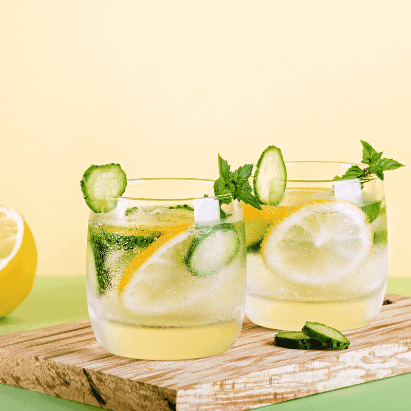 Cucumber Mint Spritzers