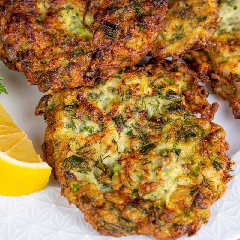 Zucchini and Feta Fritters