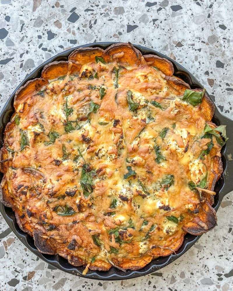 Sweet Potato and Feta Pie