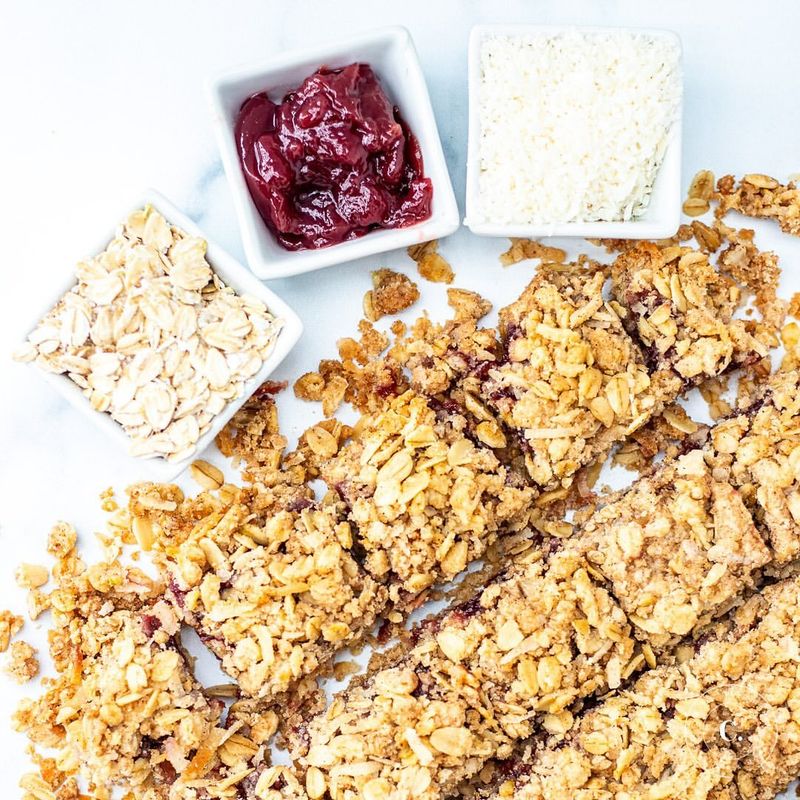 Raspberry Coconut Bars