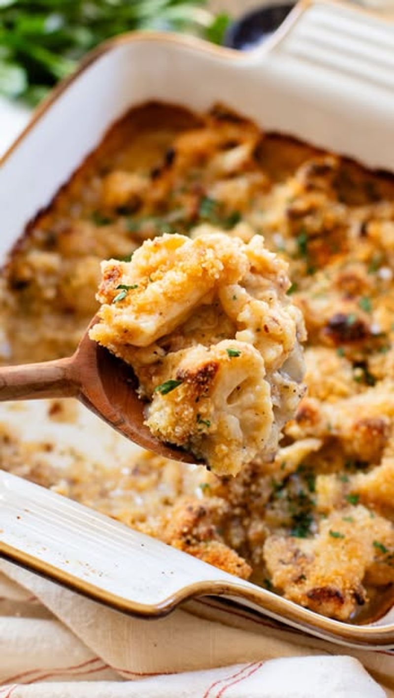 Cheesy Cauliflower Casserole