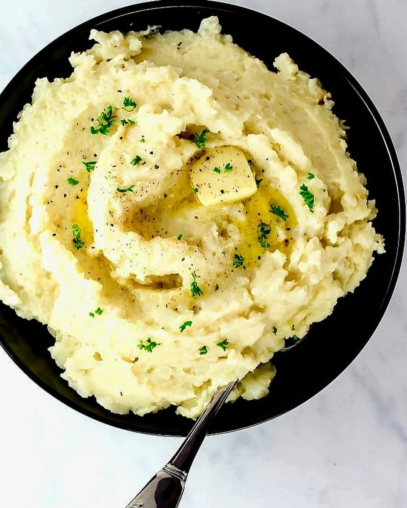 Garlic Mashed Cauliflower