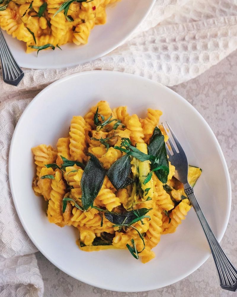 Pumpkin Sage Pasta