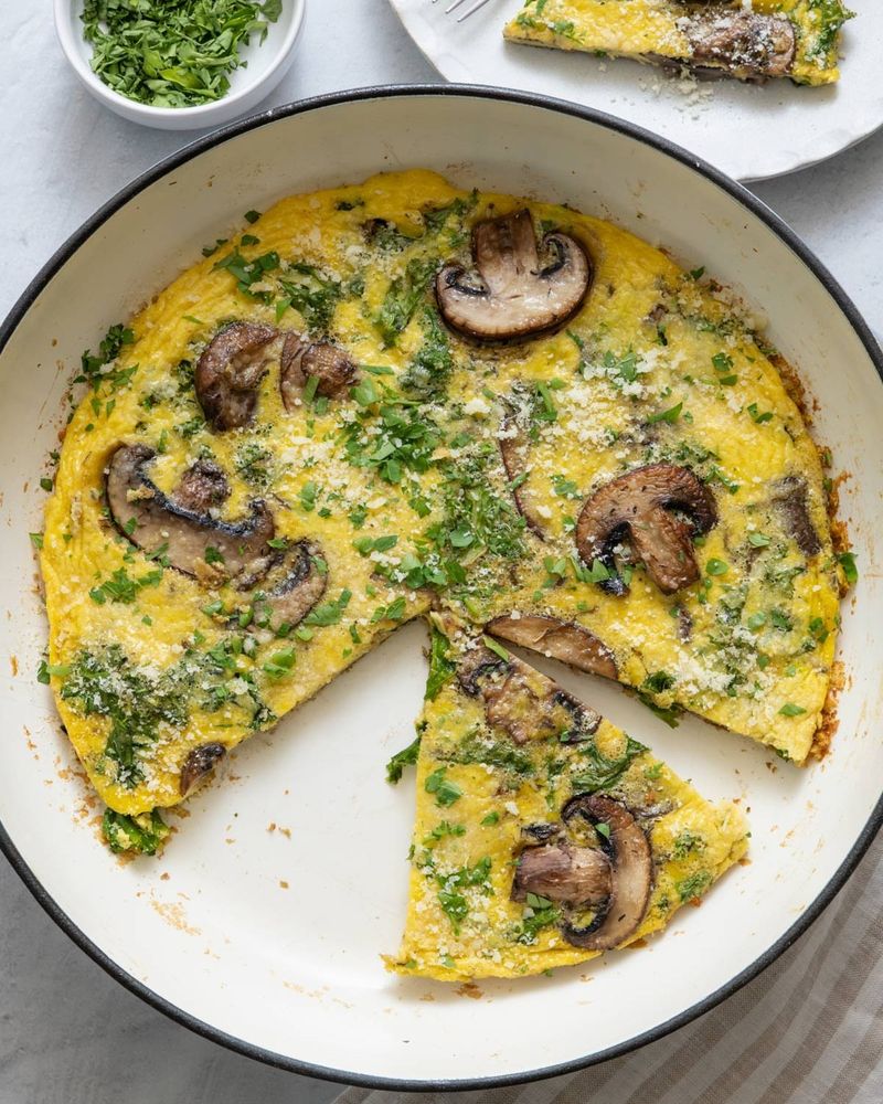 Spinach and Mushroom Frittata