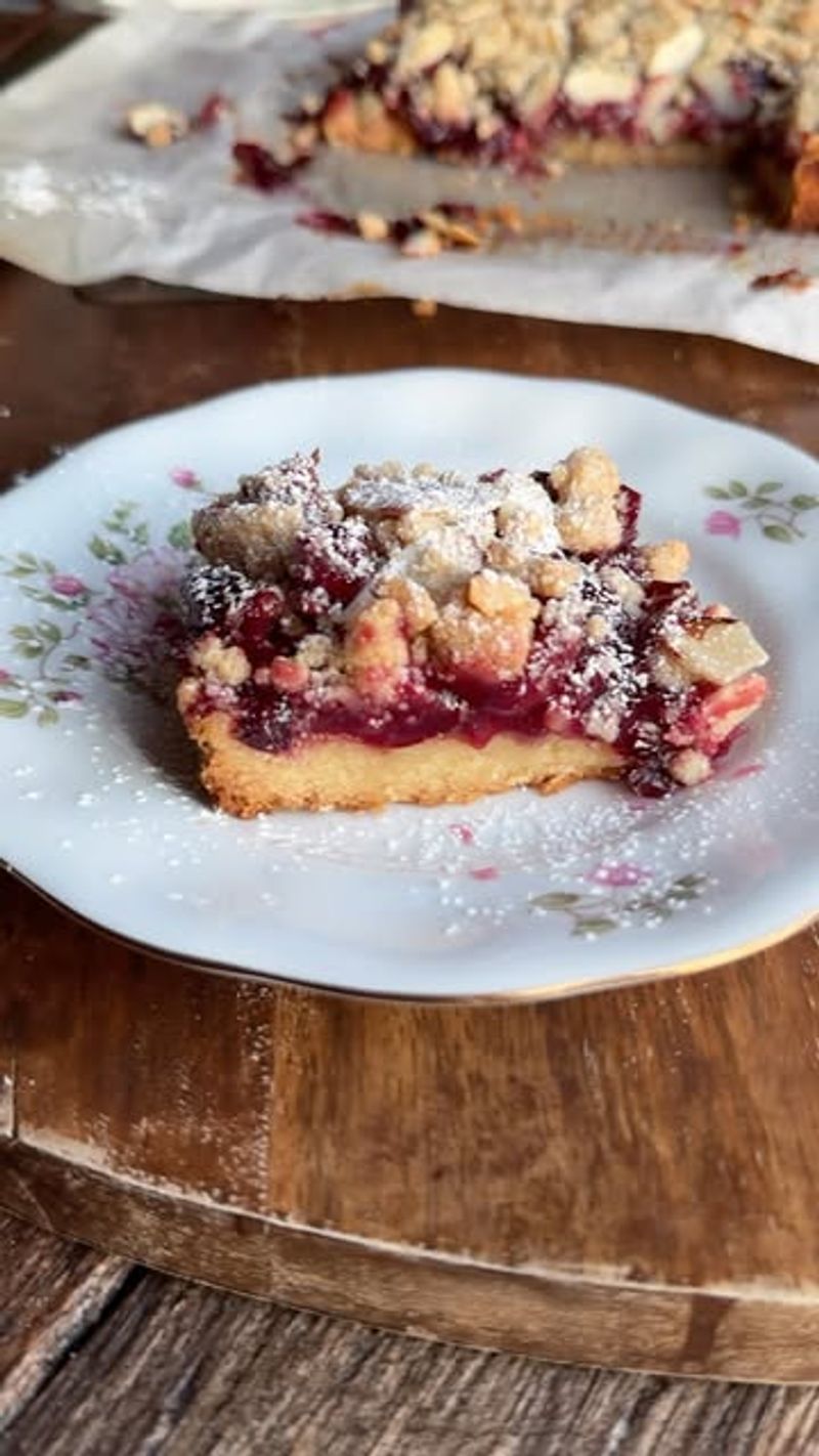 Cherry Almond Crisp