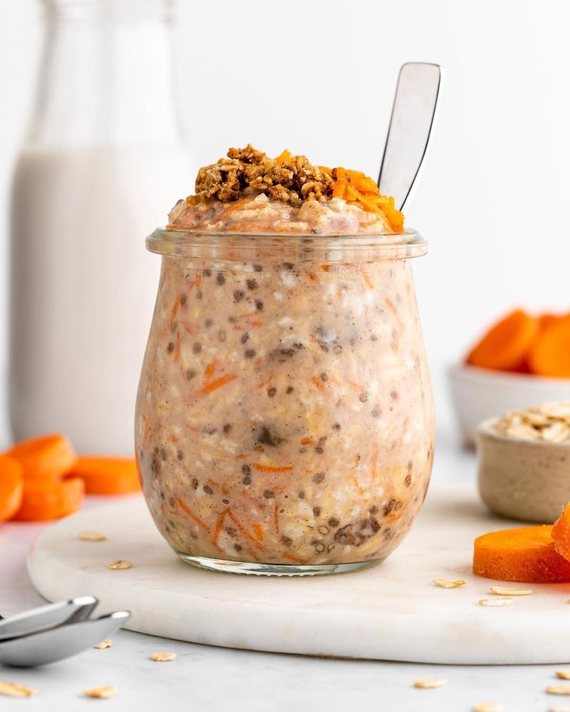 Overnight Oats with Almond Butter