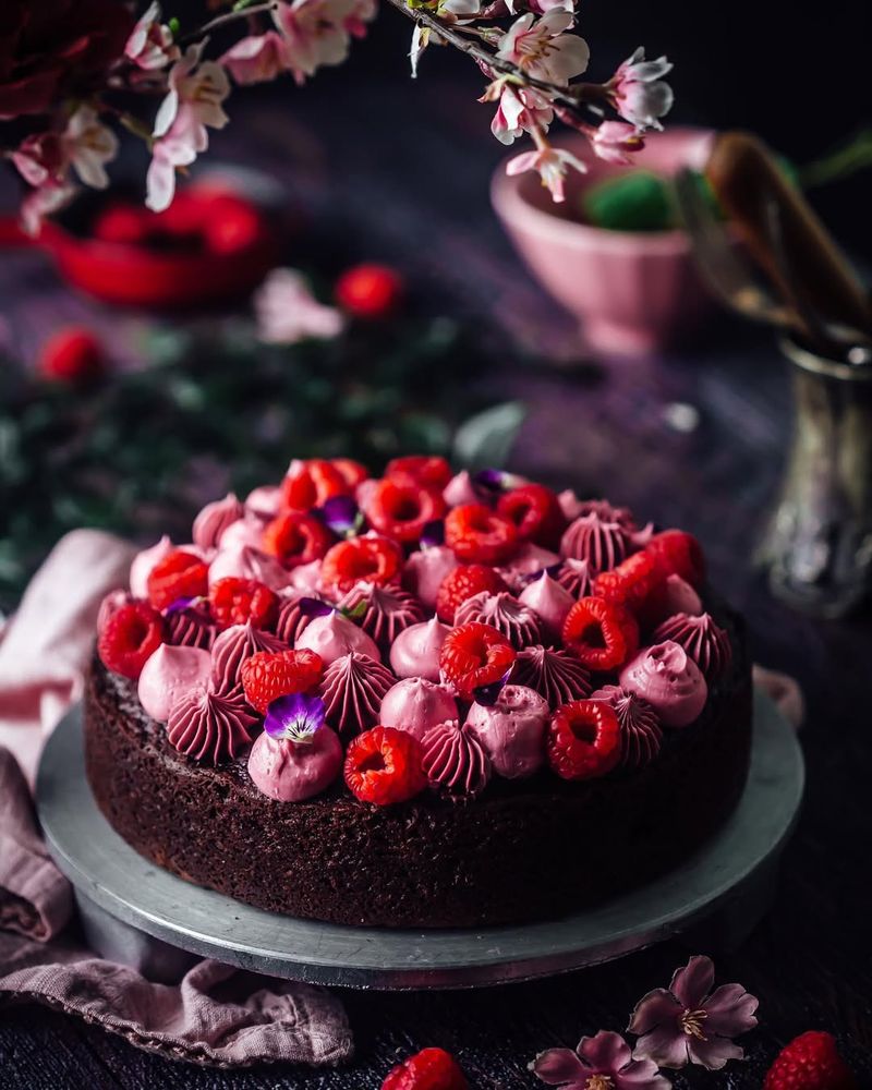 Chocolate Raspberry Torte