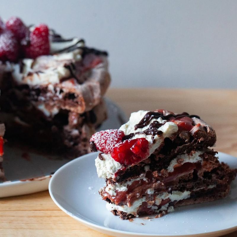 Chocolate Pavlova