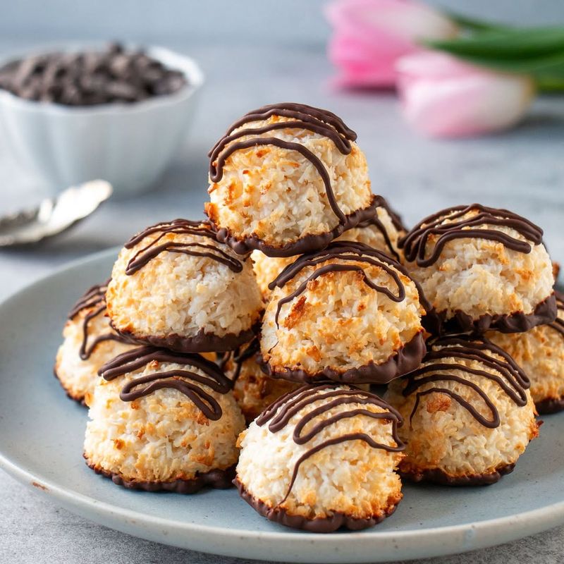 Chocolate Coconut Macaroons
