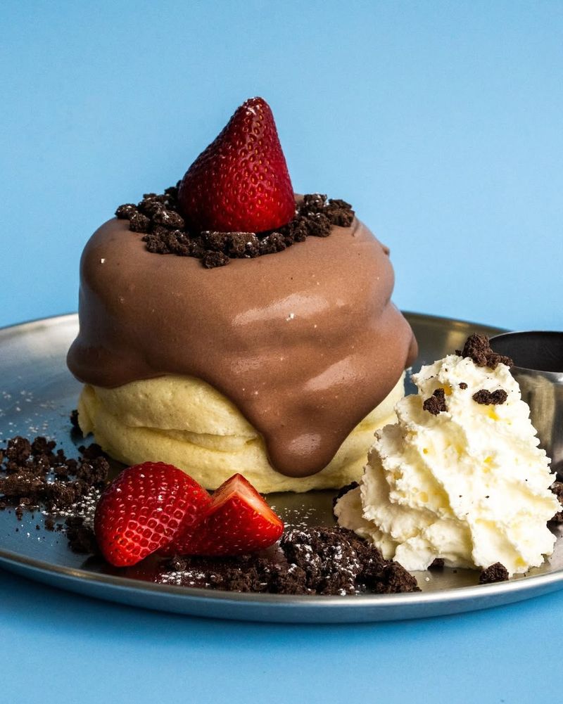 Chocolate Soufflé Pancakes