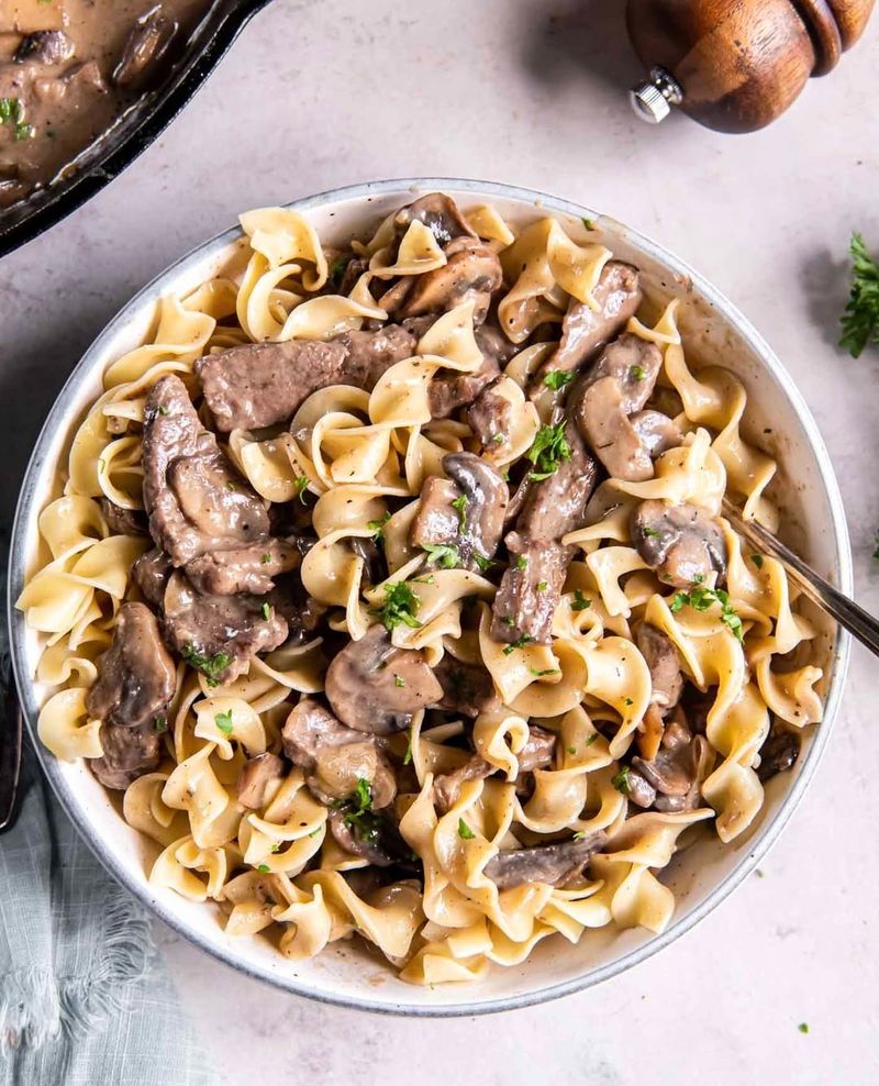 Beef Stroganoff