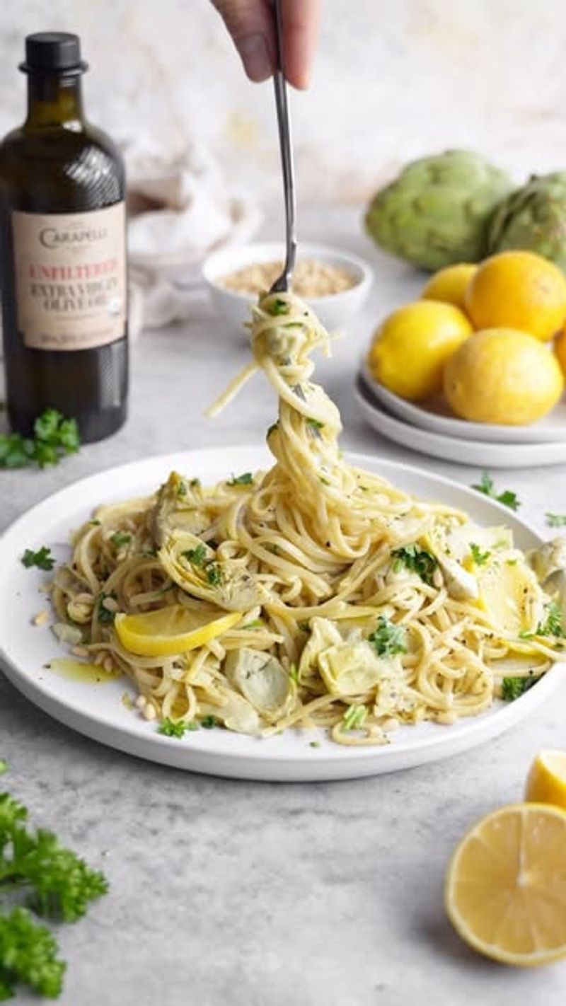 Artichoke and Lemon Pasta