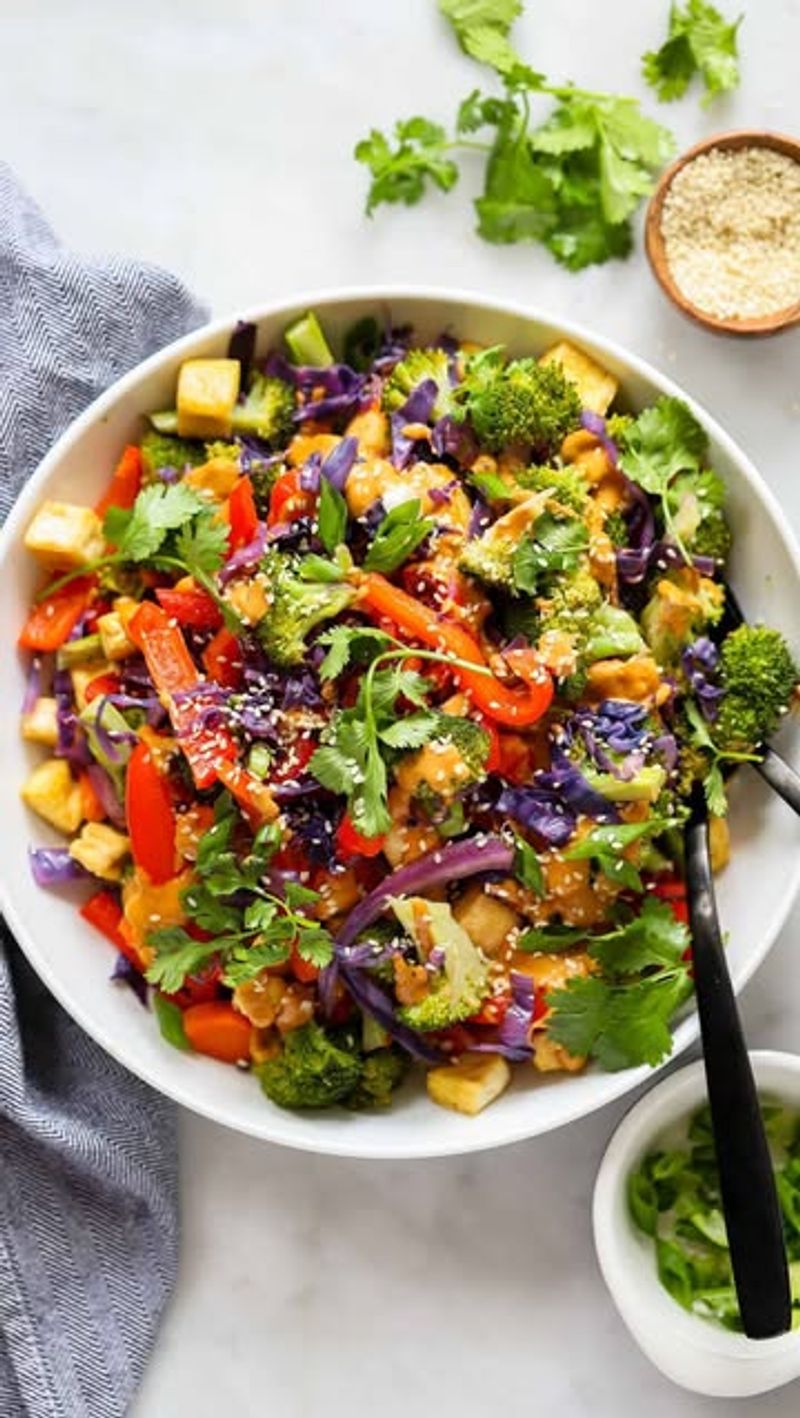 Rainbow Vegetable Stir Fry