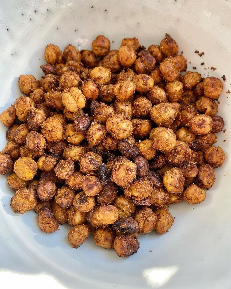 Spicy Roasted Chickpeas