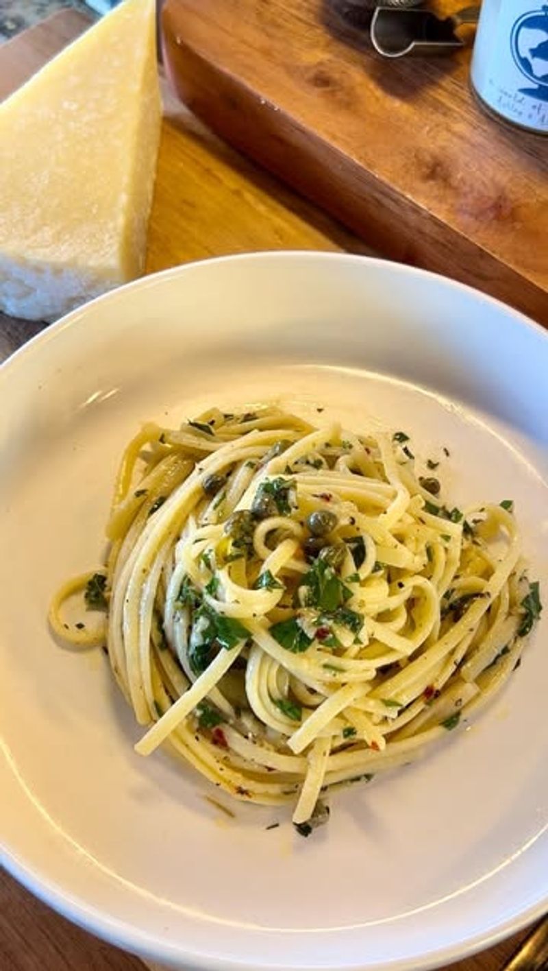 Spaghetti with Lemon and Capers