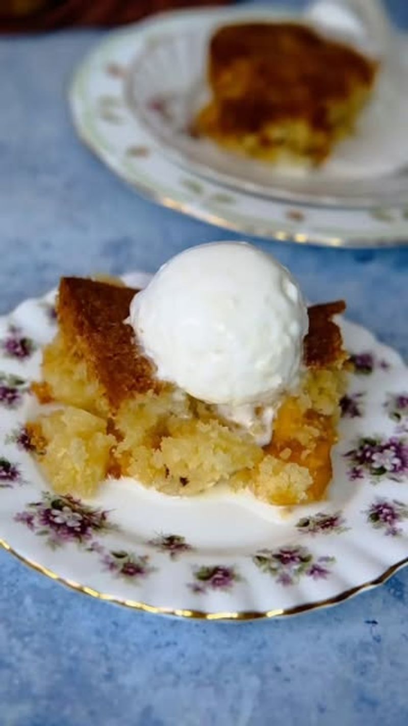 Tropical Pineapple Coconut Cobbler