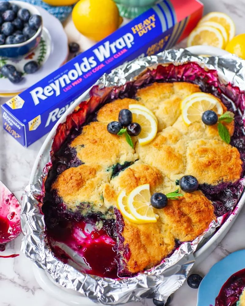 Blueberry Lemon Cobbler