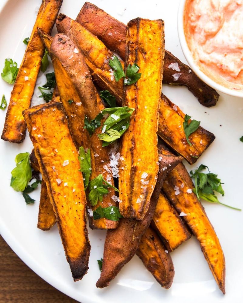 Spicy Sweet Potato Wedges
