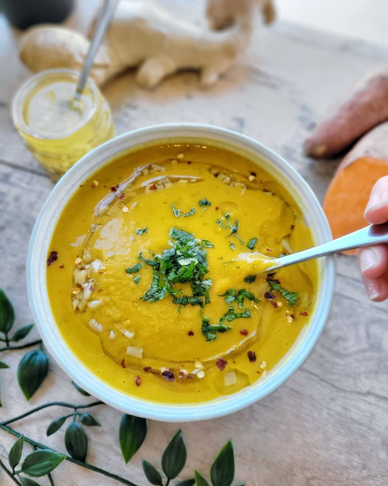 Sweet Potato Turmeric Soup