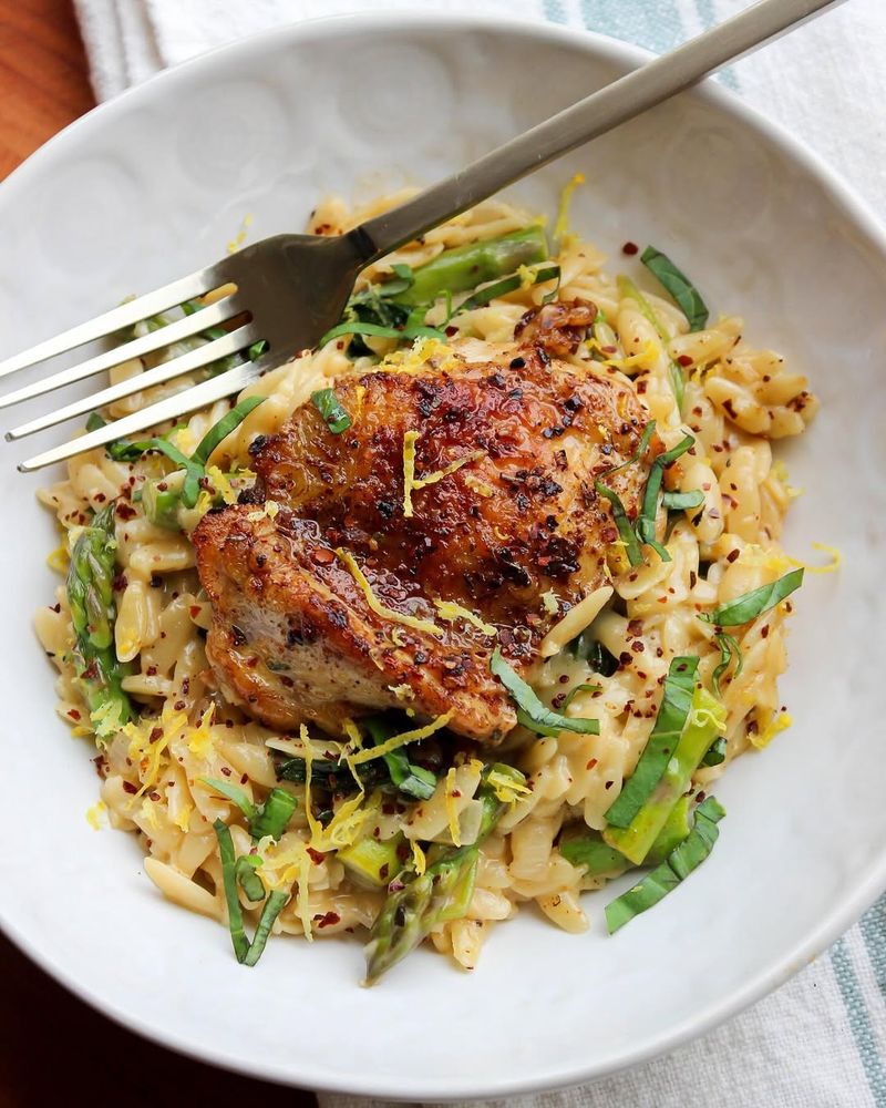 Lemon Basil Orzo