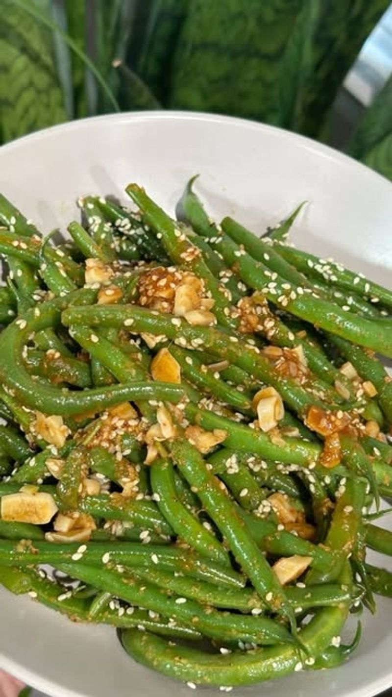 Ginger Sesame Green Beans