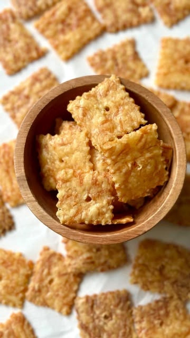 Cheese and Whole Grain Crackers