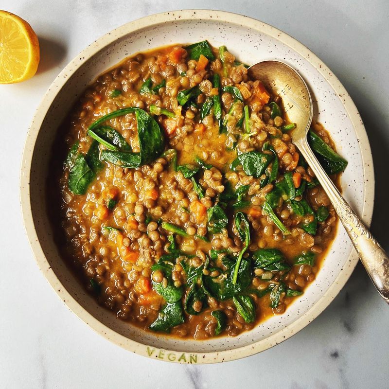 Lentil and Spinach Soup