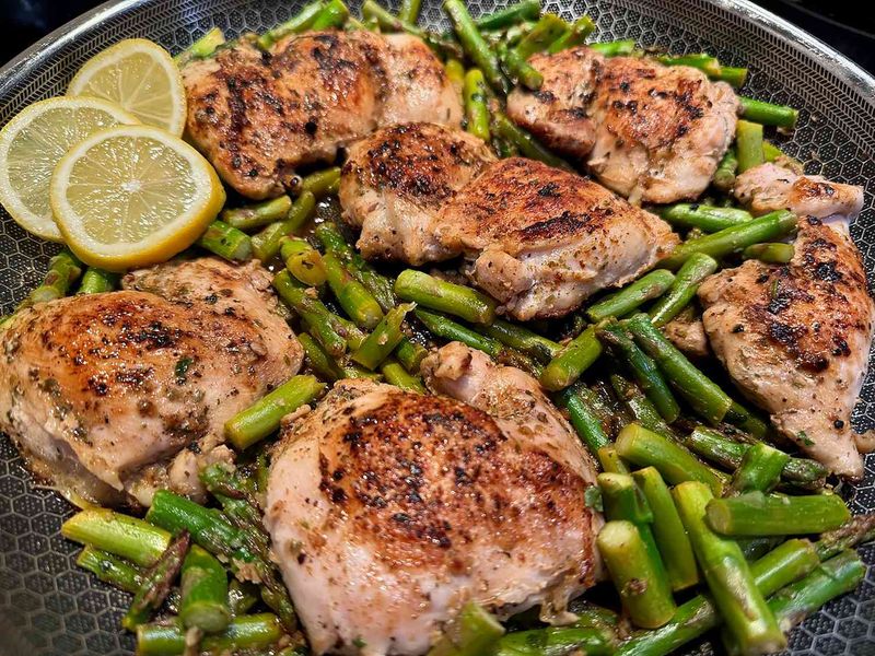 One-Pan Lemon Garlic Chicken and Vegetables