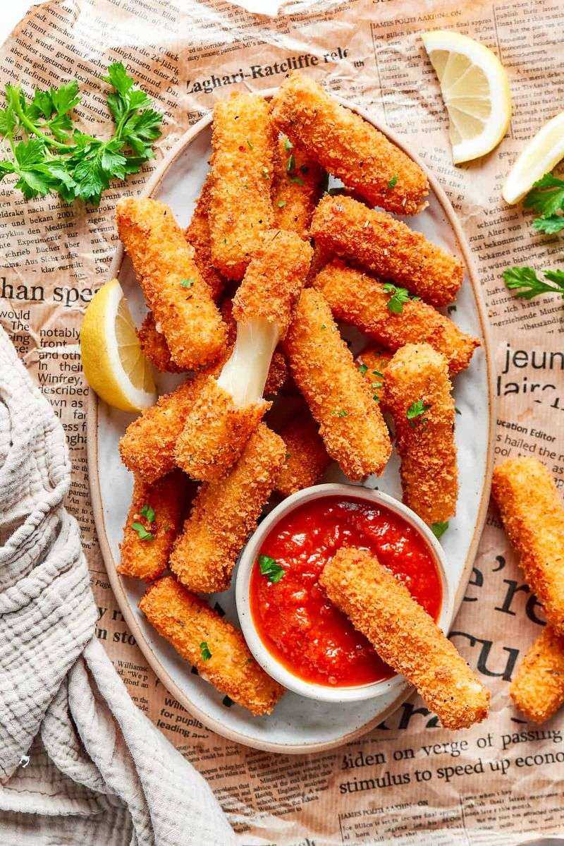 Frozen Mozzarella Sticks (Low-Quality Brands)