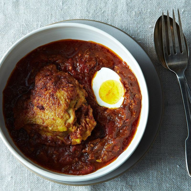 Ethiopian Doro Wat with Injera