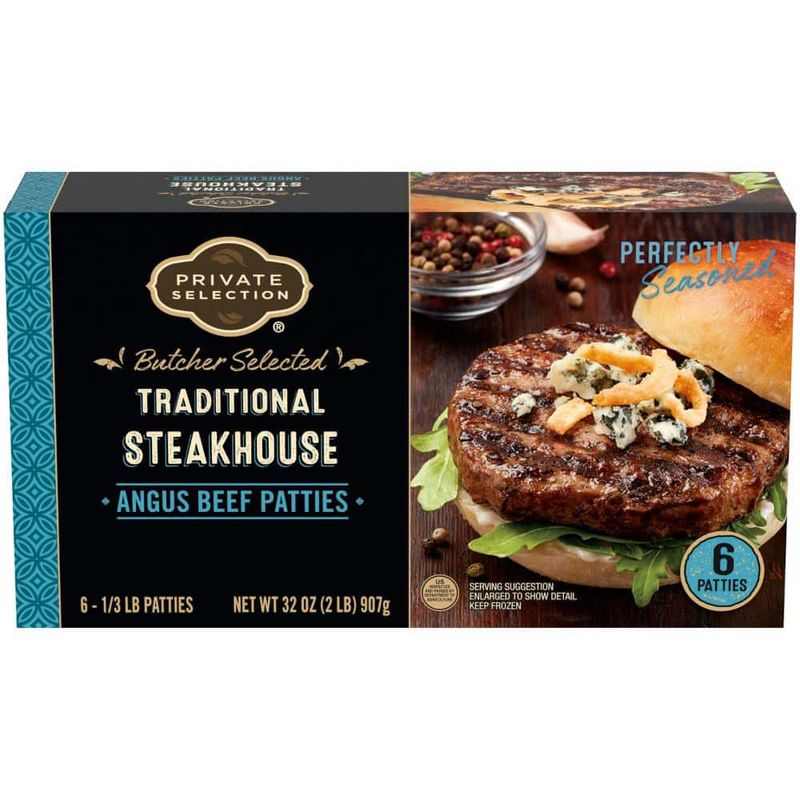 Tyson Angus Steakhouse Seasoned Patties