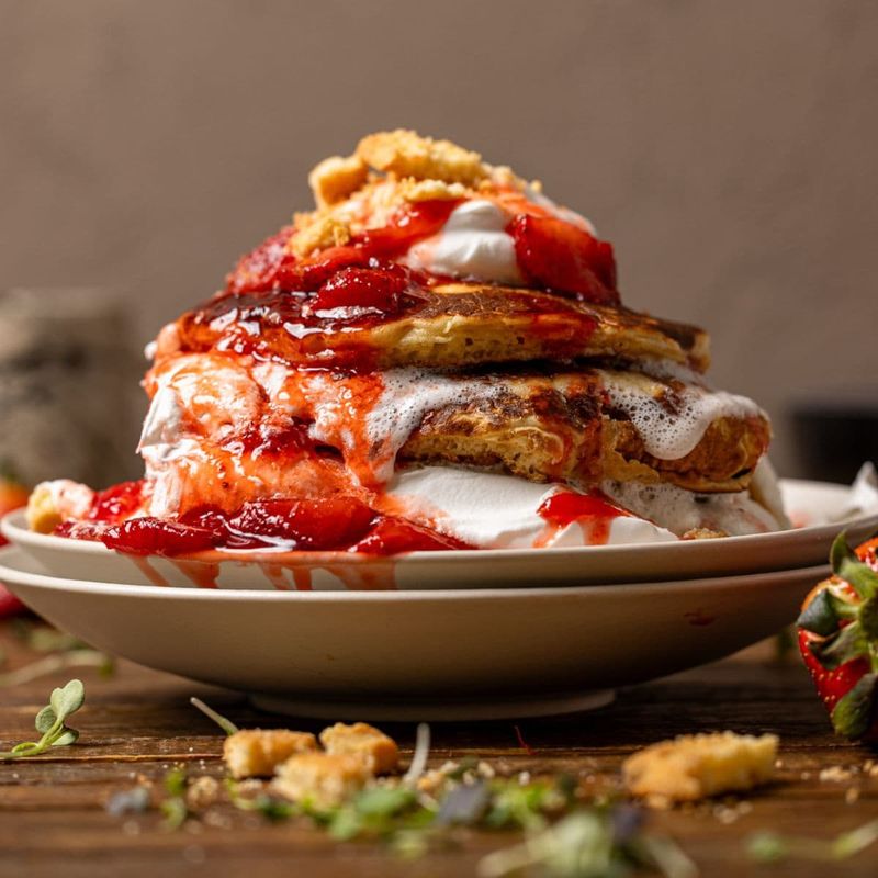 Strawberry Shortcake Pancakes