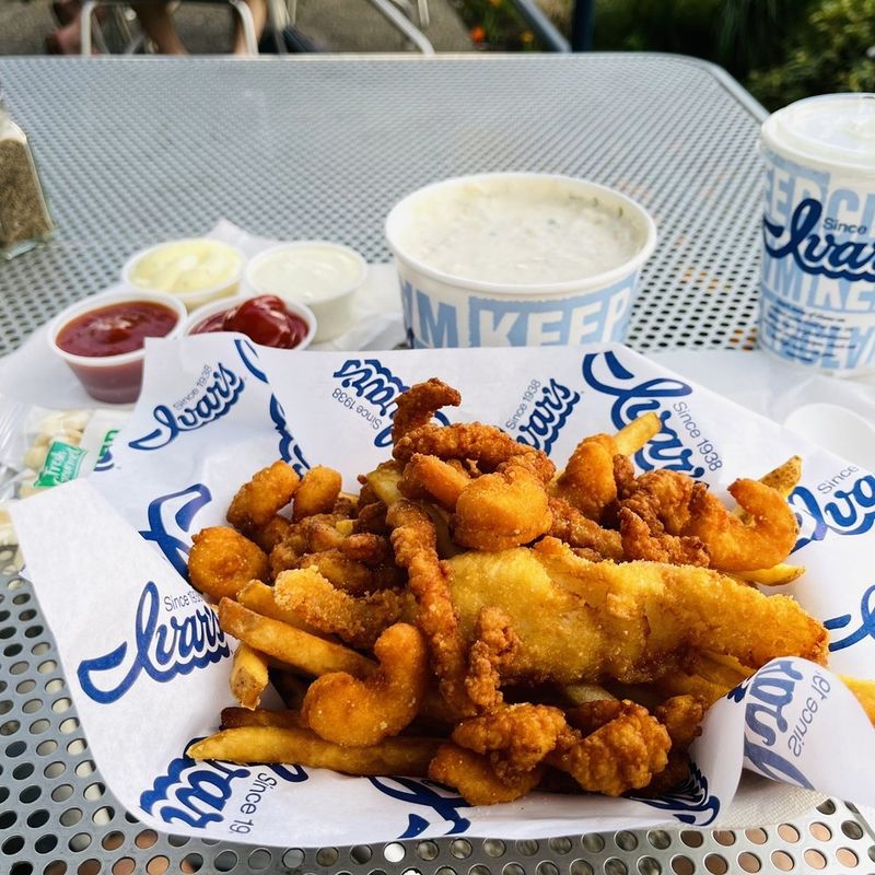 Ivar’s Seafood Bars (at Airports and Stadiums)